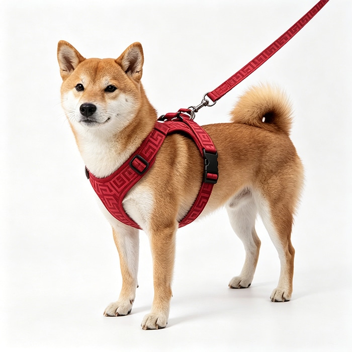 Jacquary nylon dog harness