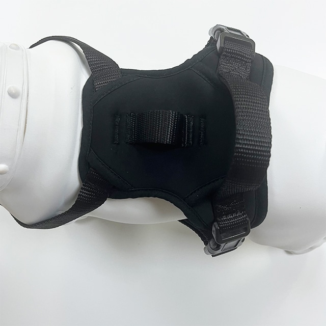 Large dog wearing the breathable outdoor dog harness during training