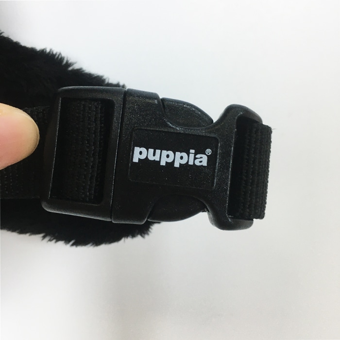 Wool dog harness plastic buckle printed with custom brand logo Wool dog harness plastic buckle printed with custom brand logo